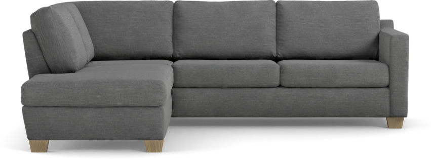 Friday - 2,5-sits soffa med divan vänster - Grå