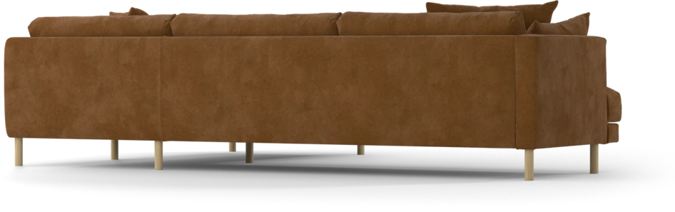 Harper - 3-sits soffa med divan höger - Orange