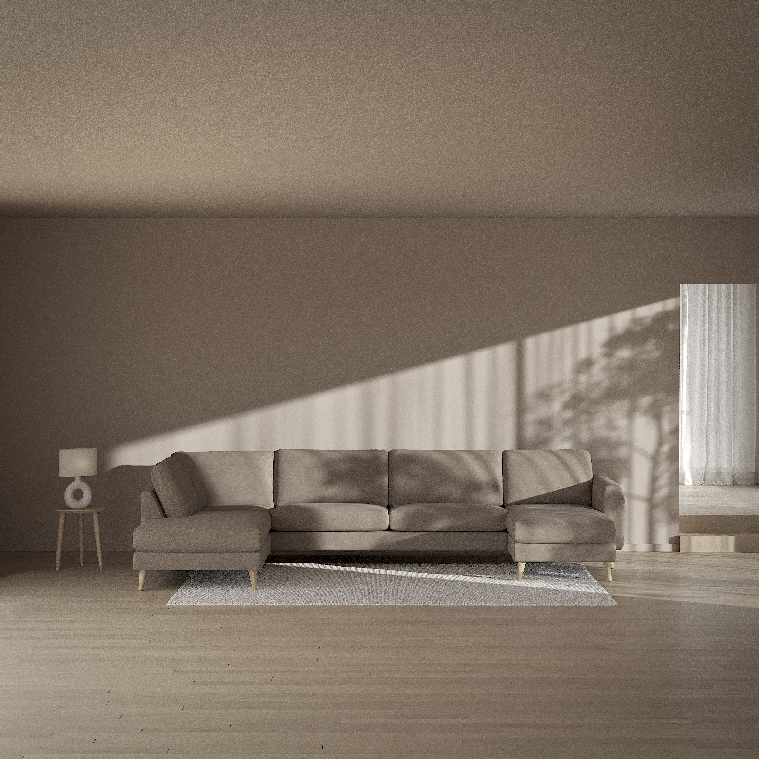 Bridge - 3-sits soffa med divan vänster och schäslong höger - inspiration
