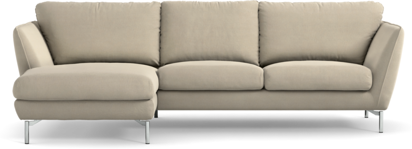 Madison - 2-sits soffa med schäslong vänster - Beige