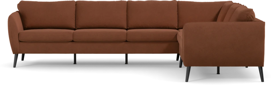 County - Hörnsoffa, 3+2-sits - Orange