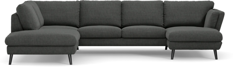Madison Lux - 2-sits soffa med divan vänster och schäslong höger - Grå