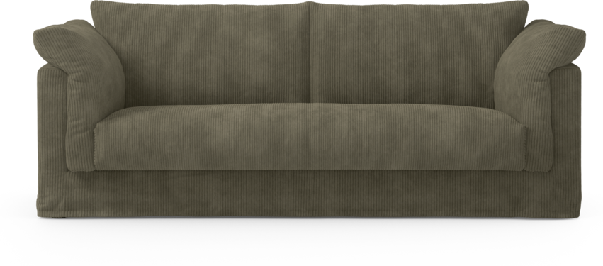 Cherrie Klädsel -  2,5-sits soffa, hel dyna - Grön