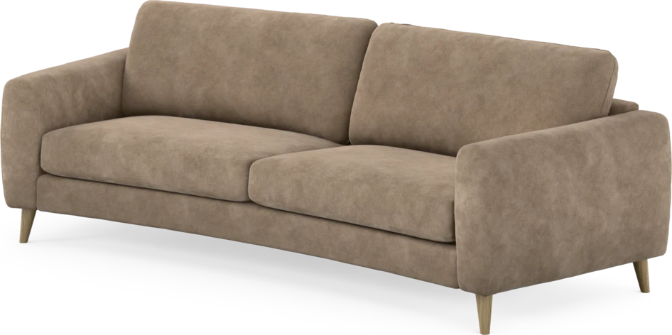 Bridge - 3-sits soffa svängd - Beige