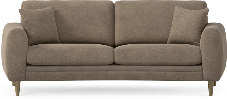Eden - 2,5-sits soffa svängd - Brun