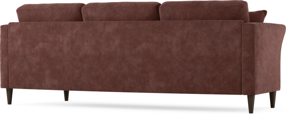 Eden - 3-sits soffa svängd - Röd
