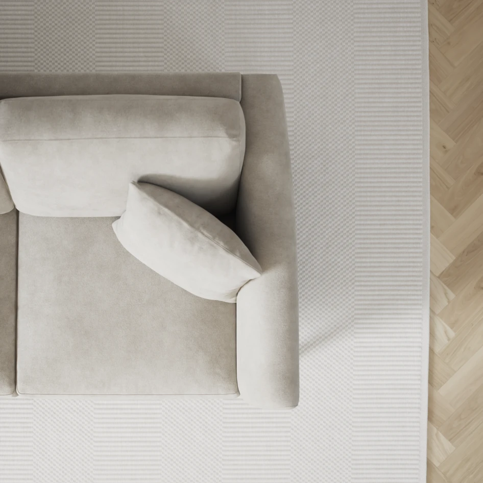 Eden - 3-sits soffa med divan vänster och schäslong höger - Grå