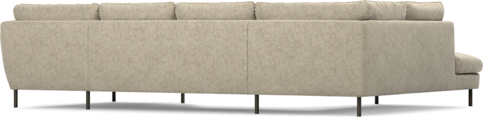 Madison Lux - 2-sits soffa med divan vänster och schäslong höger - Beige