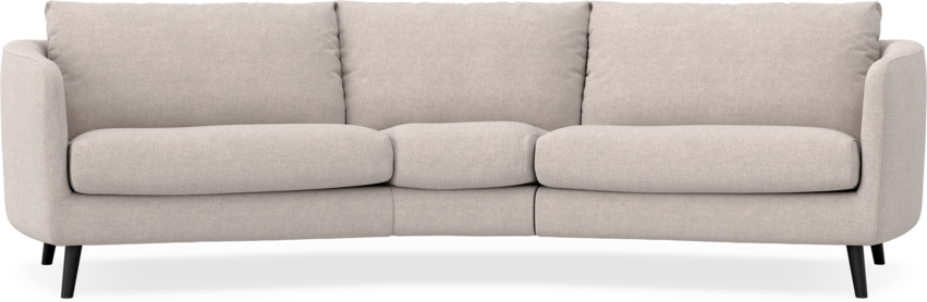 Madison - 3-sits soffa svängd, 90 cm - Beige