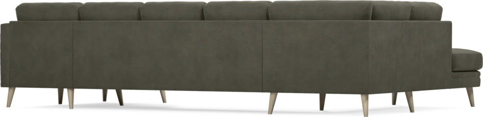 Eden - 3-sits soffa med divan vänster och schäslong höger - Grå