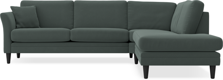 Eden - 2,5-sits soffa med divan - Grå