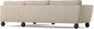 Madison Lux - 3-sits soffa med divan höger - Beige