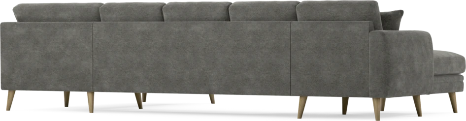 Eden - 3-sits soffa med schäslong vänster och divan höger - Grå