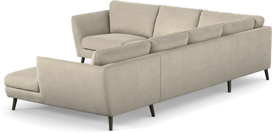 Madison Lux - Hörnsoffa med schäslong höger - Beige