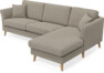 Eden - 2,5-sits soffa med schäslong - Beige
