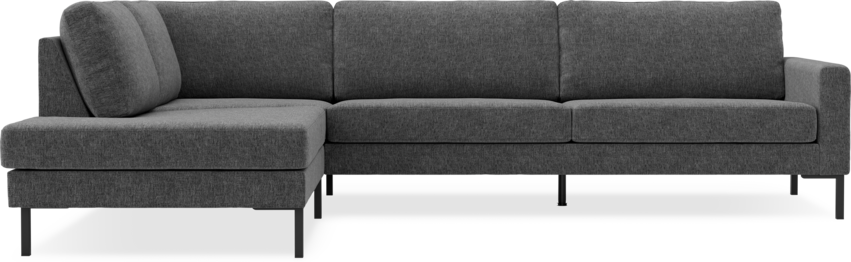 Sierra - 3-sits soffa med divan vänster - Grå