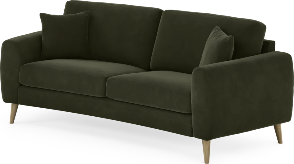 Eden - 2,5-sits soffa svängd - Grön