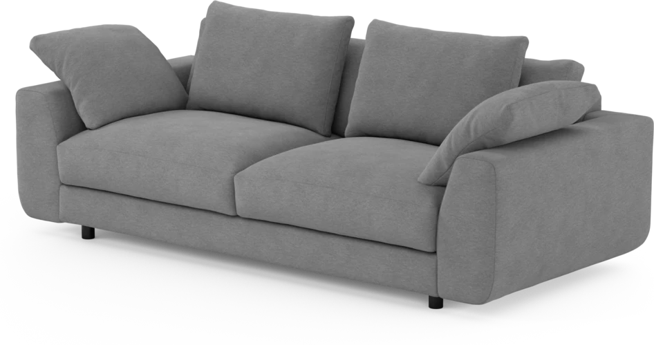 Amie - 3-sits soffa - Grå