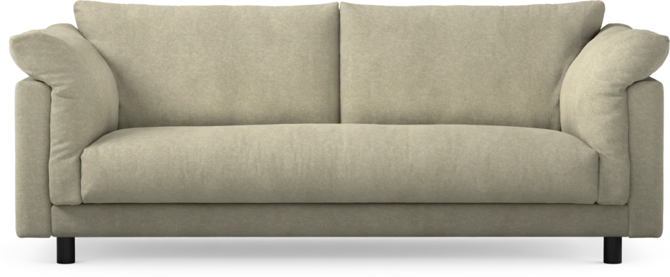 Cherrie - 2,5-sits soffa, hel dyna, fast klädsel - Beige