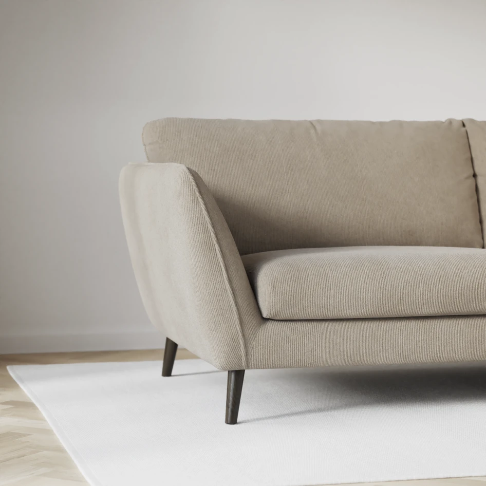 Madison Lux - 2-sits soffa med divan vänster och schäslong höger - Beige