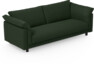 Cherrie - 3-sits soffa, hel dyna, fast klädsel - Grön