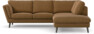 Madison - 2-sits soffa med divan höger - Brun