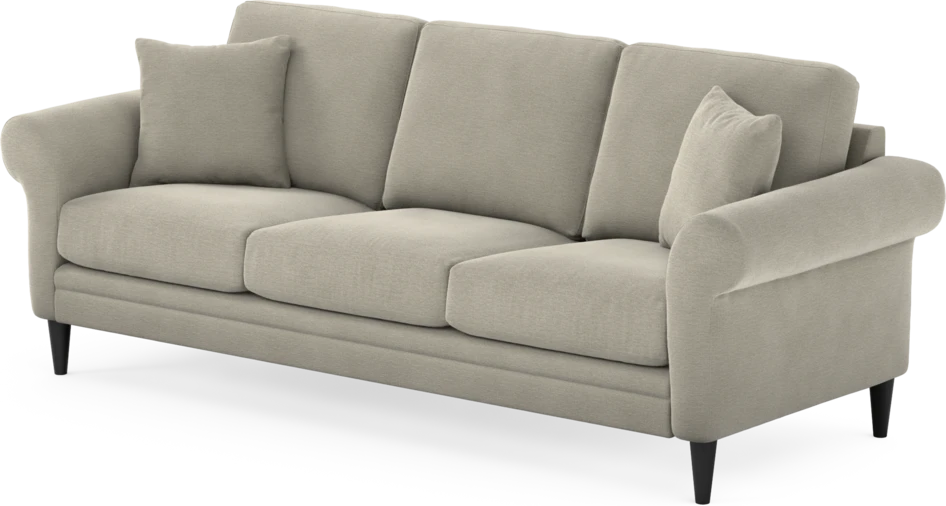 Eden - 3-sits soffa - Brun
