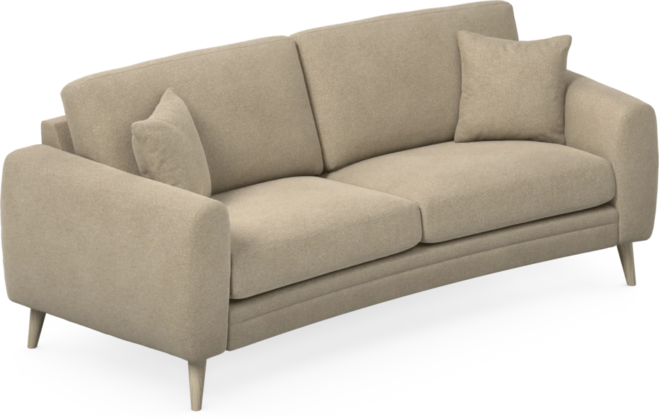 Eden - 2,5-sits soffa svängd - Beige