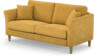Eden - 2,5-sits soffa - Gul
