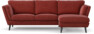 Madison - 2-sits soffa med schäslong höger - Rosa