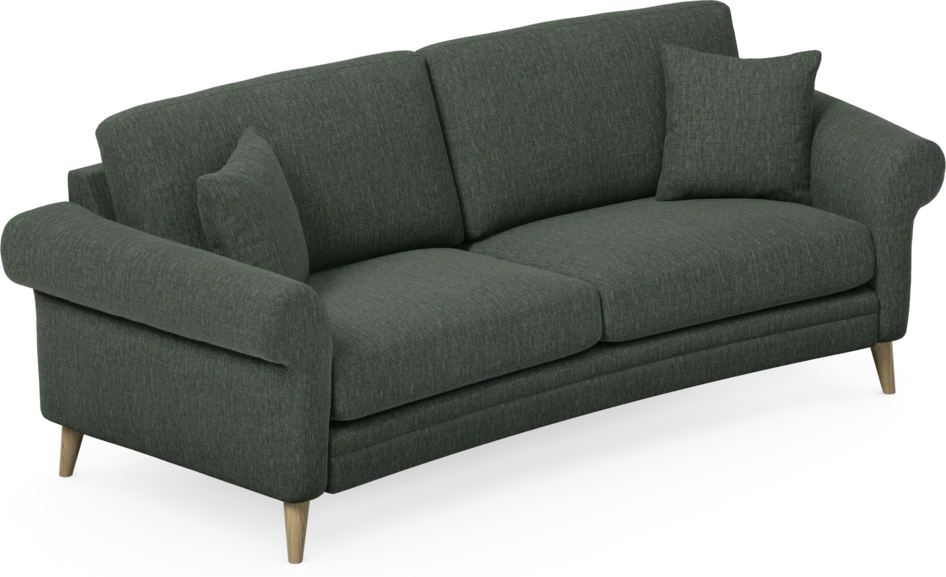 Eden - 2,5-sits soffa svängd - Grön