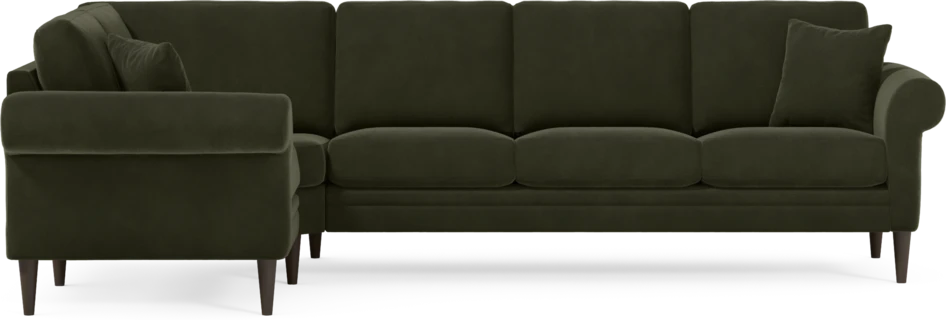 Eden - Hörnsoffa, 1+3-sits - Grön