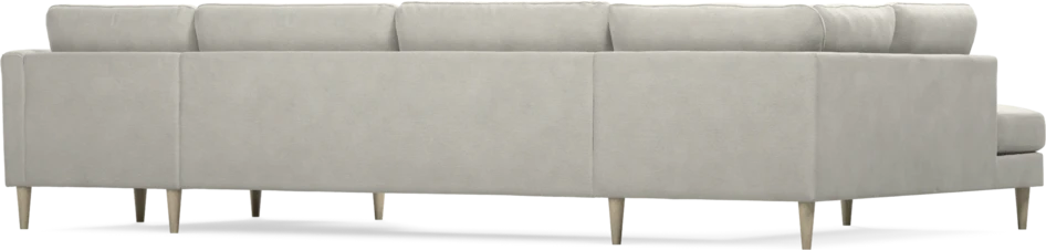 Bridge - 3-sits soffa med divan vänster och schäslong höger - Grå
