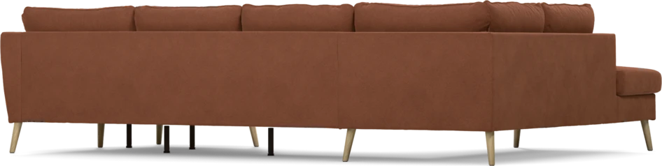 County - 3-sits soffa med divan vänster och schäslong höger - Orange