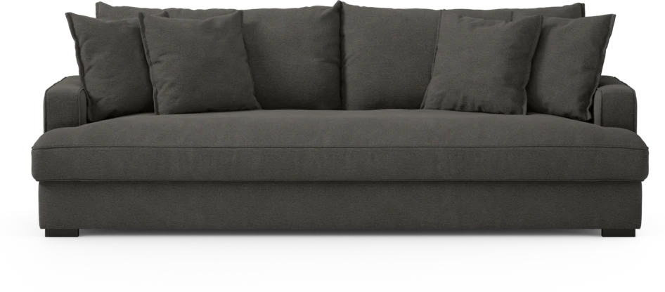Mila - 4-sits soffa, hel dyna - Brun