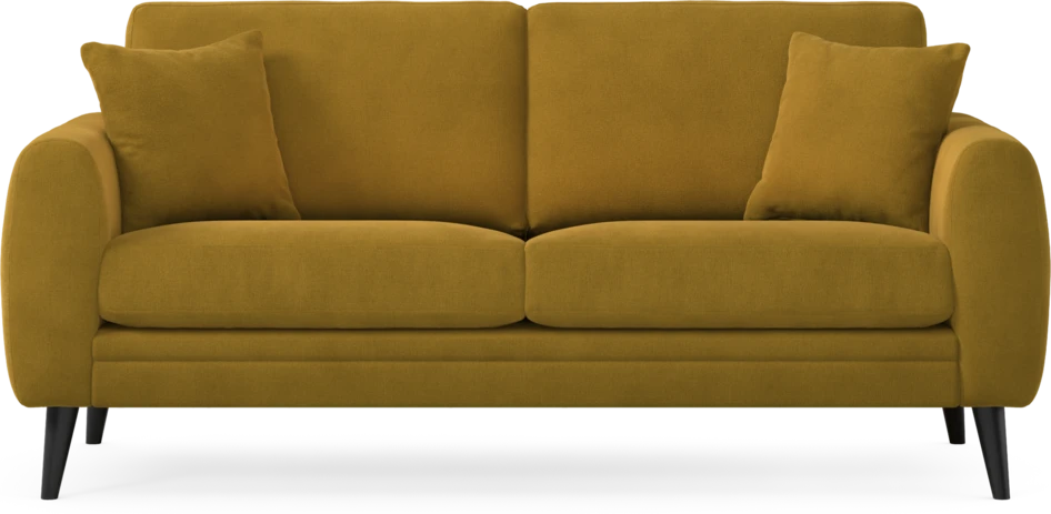 Eden - 2,5-sits soffa - Gul