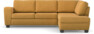 Friday - 2,5-sits soffa med divan höger - Gul
