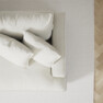 Mila - 4-sits soffa, hel dyna - Vit