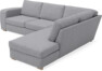 Friday - 2,5-sits soffa med divan höger - Grå