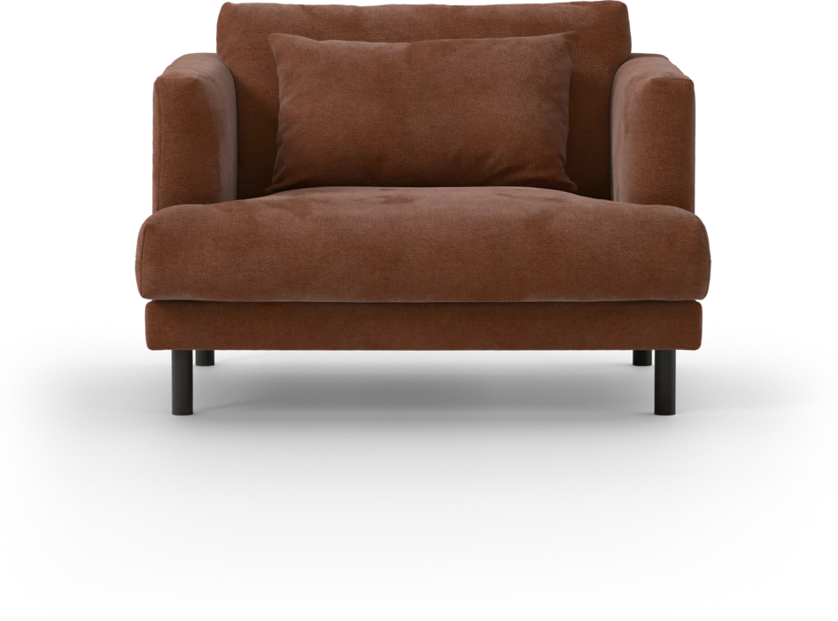 Harper - Fåtölj, 80 cm - Orange