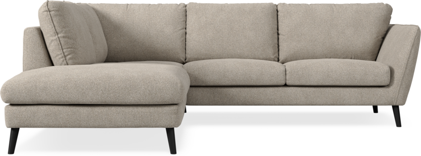 Madison Lux - 2-sits soffa med divan vänster - Vit
