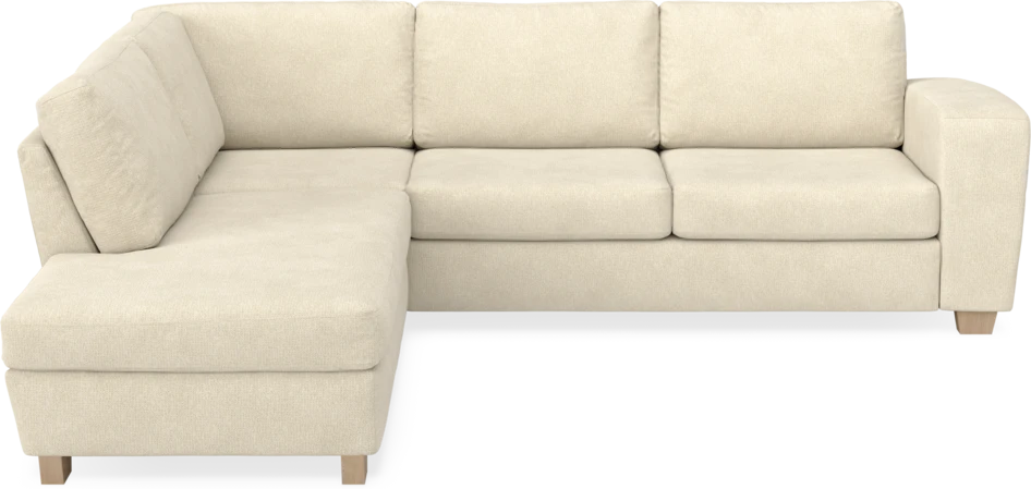 Friday - 2,5-sits soffa med divan vänster - Beige
