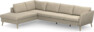 County - 3-sits soffa med divan vänster - Beige