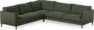 Winston - Hörnsoffa, 2+3 - Grön