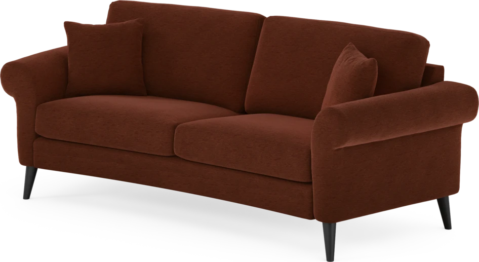 Eden - 2,5-sits soffa svängd - Orange