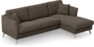 Eden - 2,5-sits soffa med schäslong - Gul