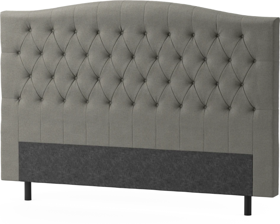 Delux Välvd - Sänggavel, 90-210 cm - Grå