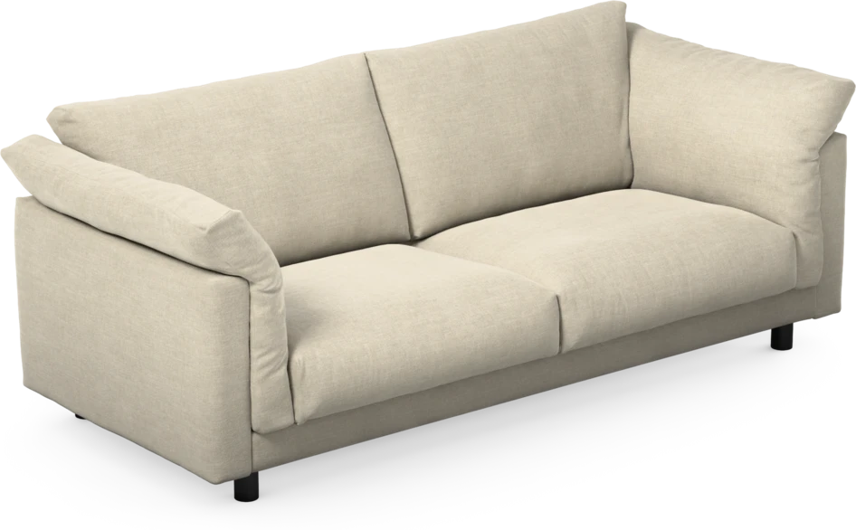 Cherrie - 2,5-sits soffa, fast klädsel - Beige