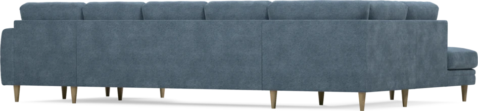 Eden - 3-sits soffa med divan vänster och schäslong höger - Blå