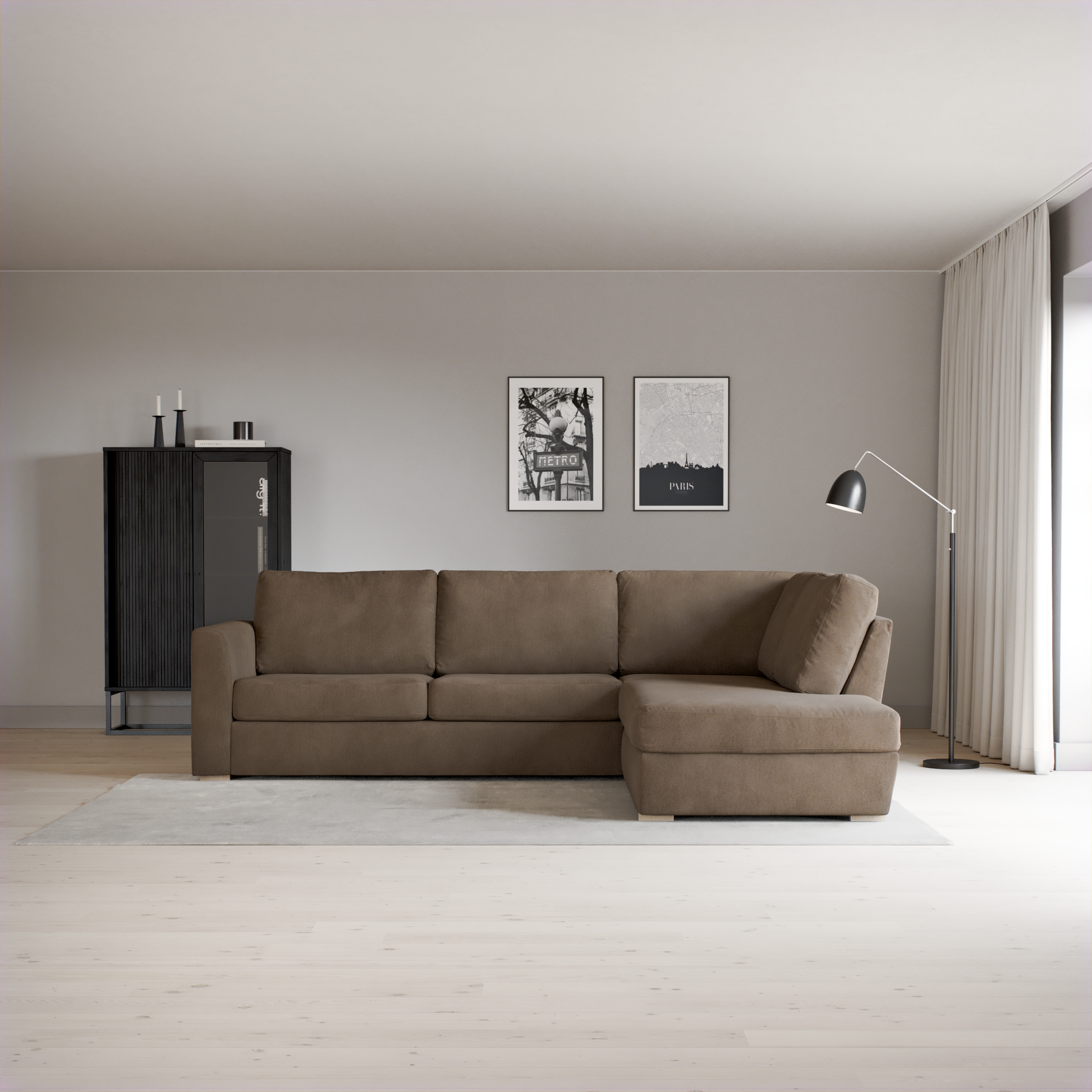 Friday - 2,5-sits soffa med divan höger - inspiration